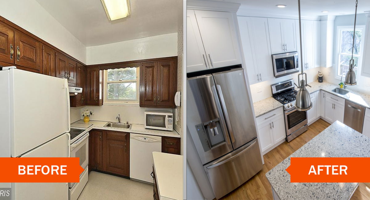 Kitchen Reno Before and After | Swipefile