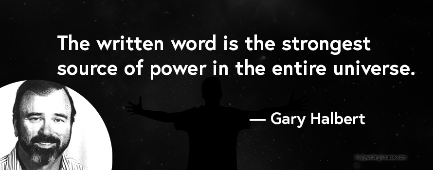 Gary-Halbert-quote-power-of-the-written-word