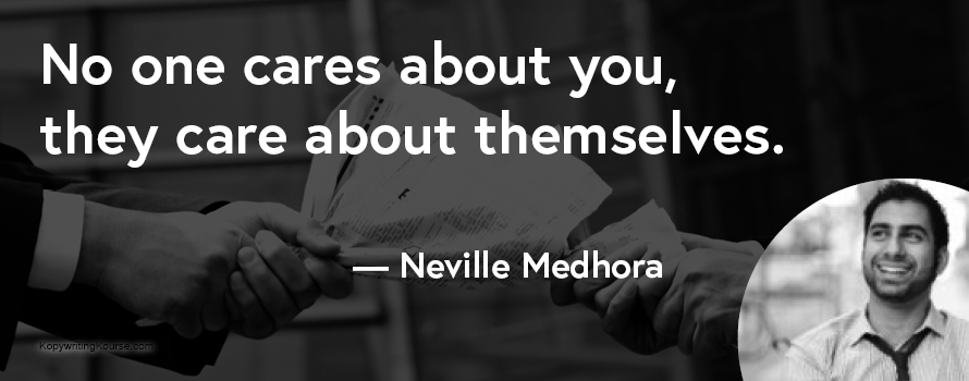 Neville Medhora quote write for others