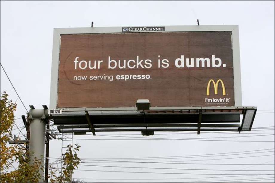 mcdonalds billboard