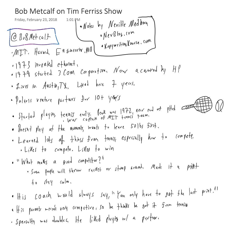 notes-for-Bob-Metcalf-on-Tim-Ferriss-podcast