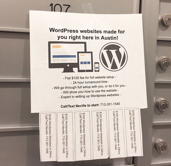 wordpress-flyer-posted