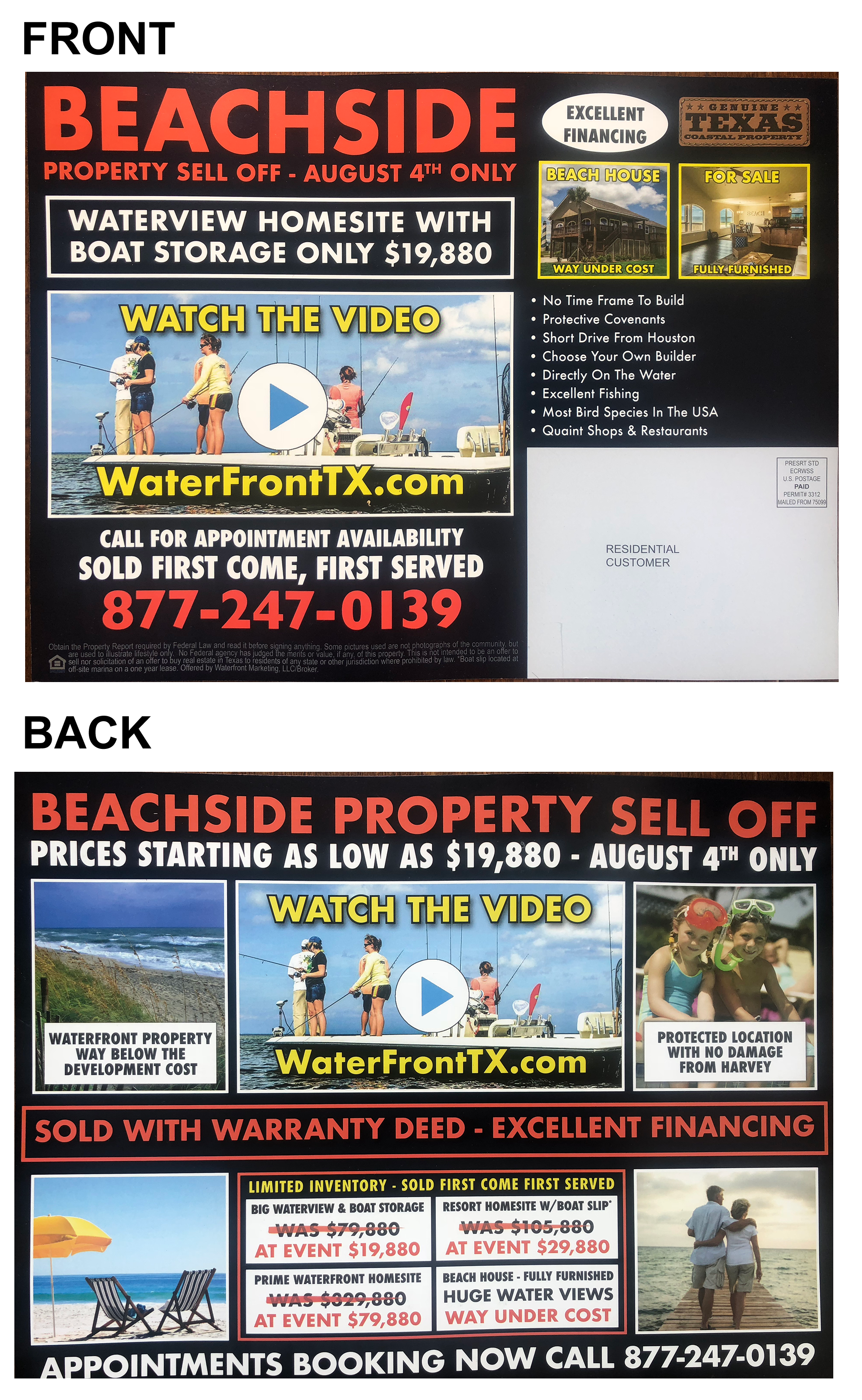 Beachside-Direct-mail-flyer