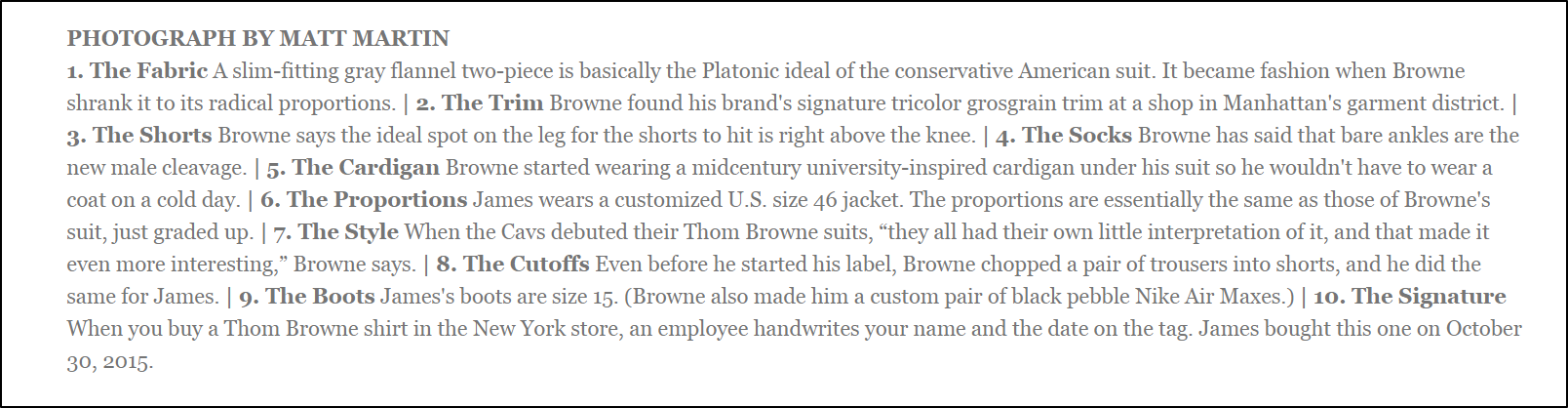 GQ comments caption