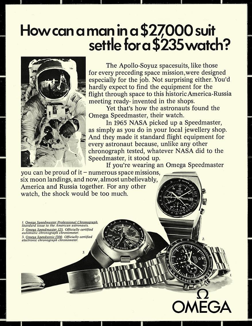 omega speedmaster ad