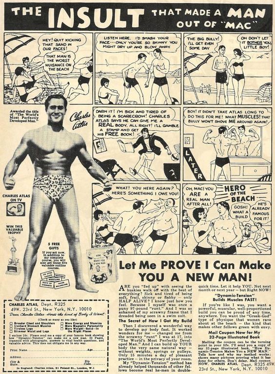 charles atlas insult ad