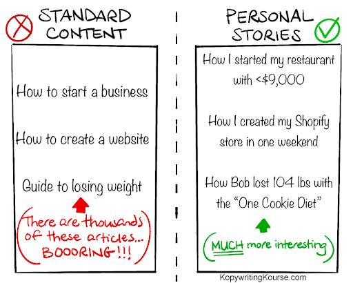 standard-vs-personal-stories