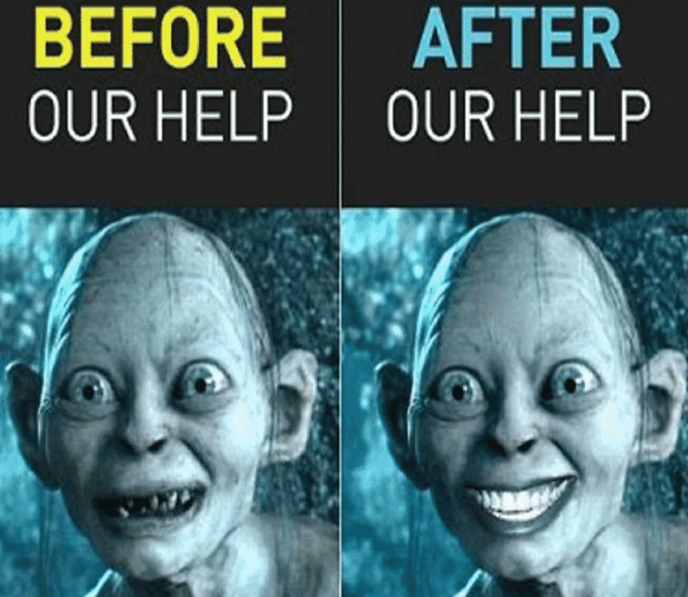 gollum-dental-ad