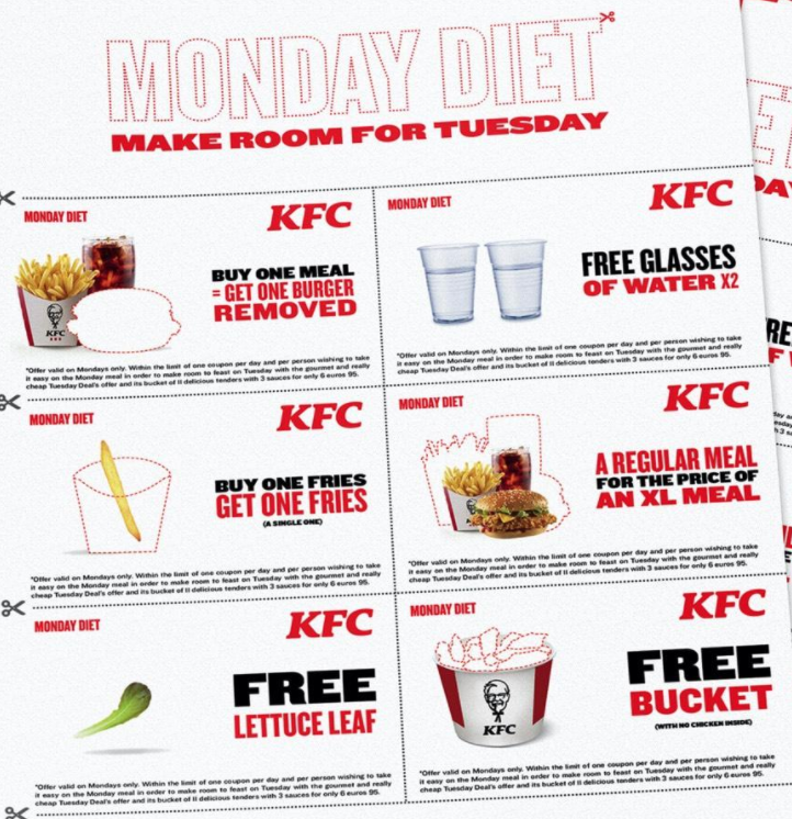 kfc-monday-diet-coupons