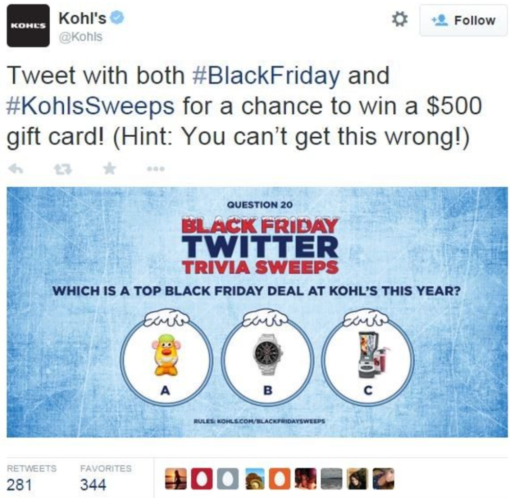 kohls-black-friday-twitter-sweepstakes