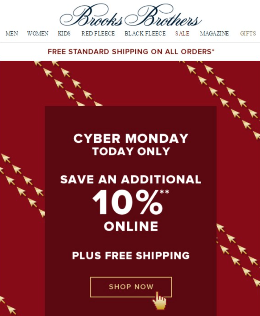 brooks-brothers-cyber-monday-email