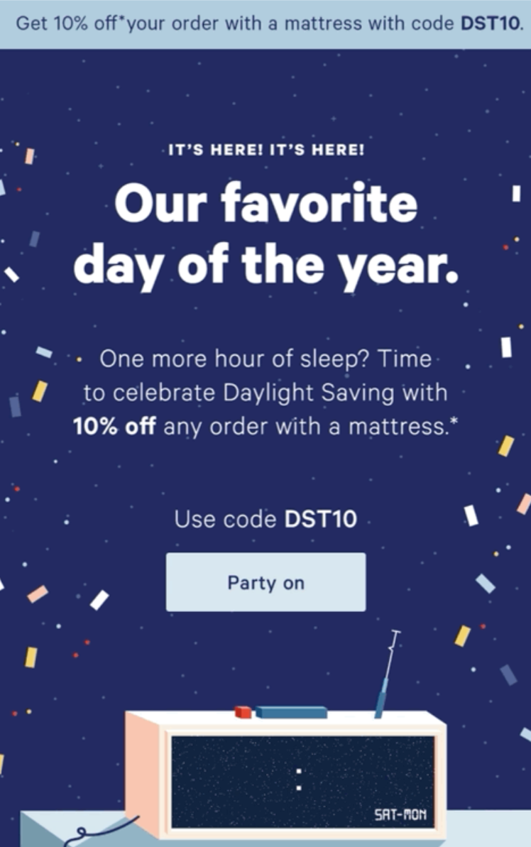 casper-daylight-savings-sale-email