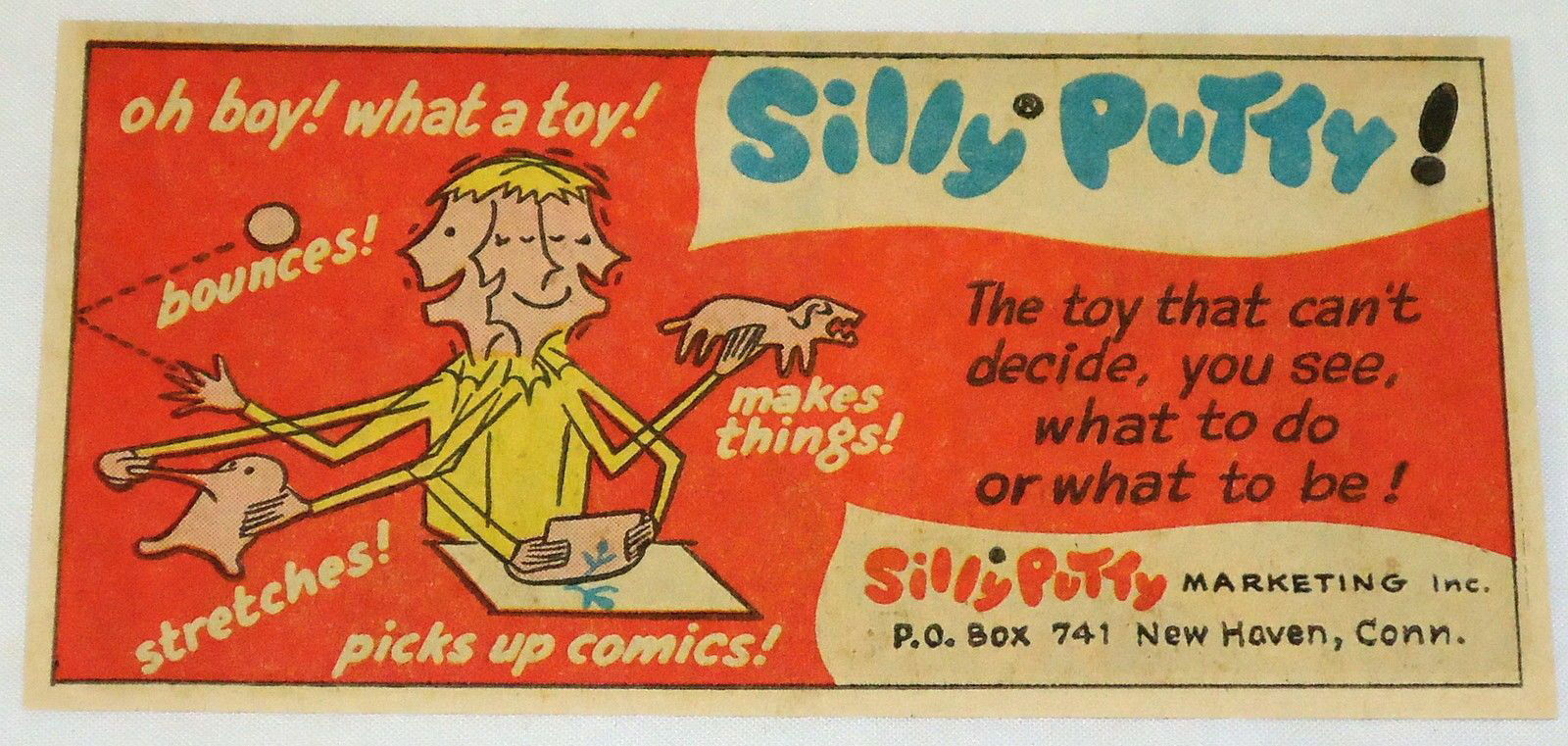 Silly Putty Vintage Print Ad SwipeFile