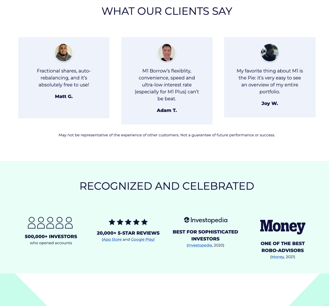 testimonials and social proof