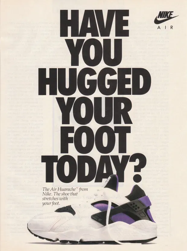 Original-1992-Nike-Air-Huarache-advert-The-Daily-Street