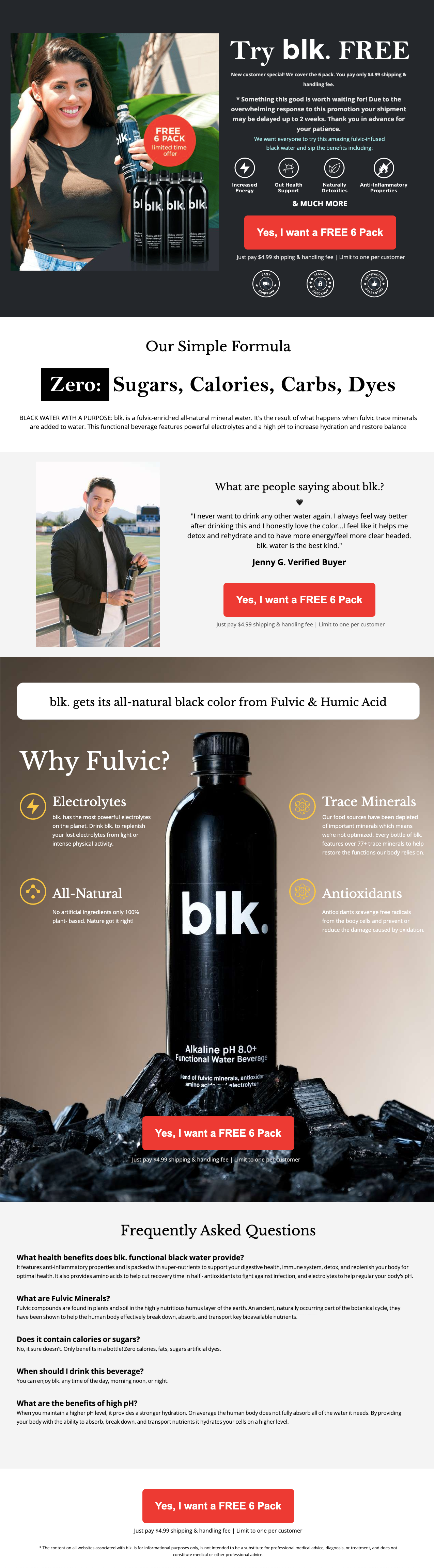 getblk.com water free offer homepage