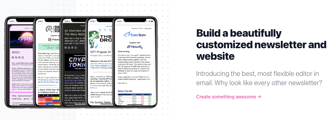 product showcase newsletter app beehiiv