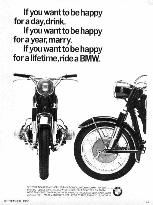 vintage bmw ad