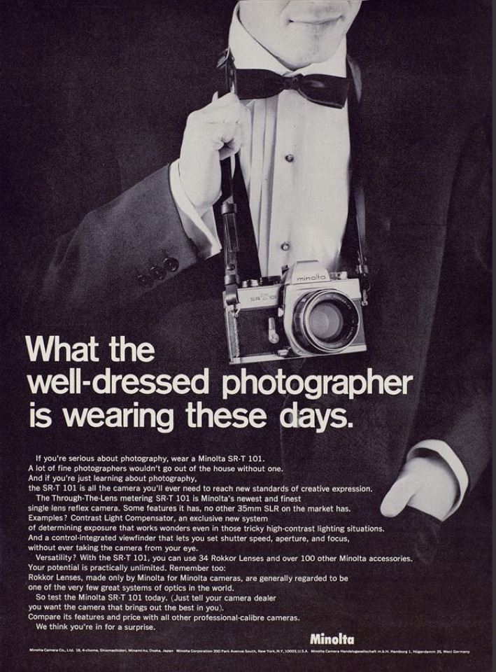 minolta vinatge ad