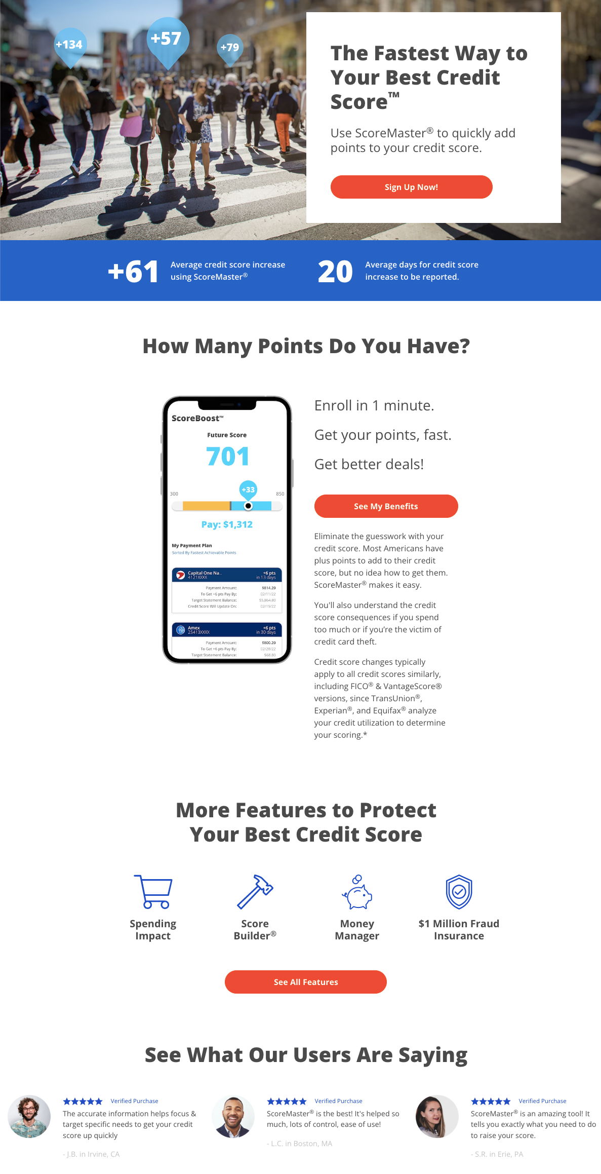 scoremaster homepage