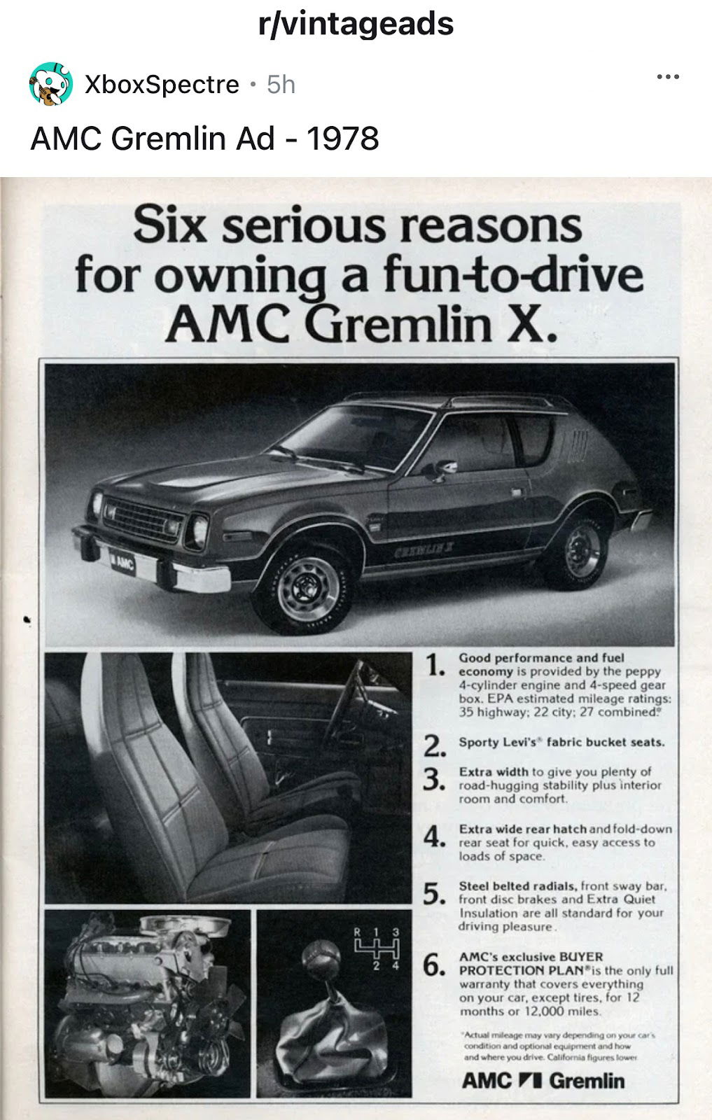 Giving-six-reasons-to-own-AMC-Gremlin-ad