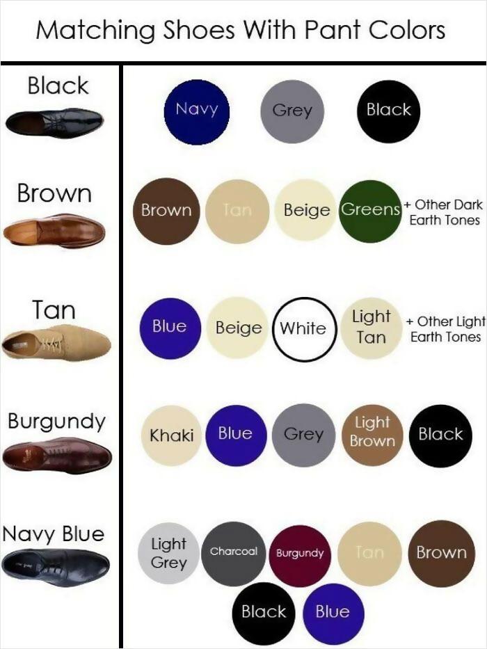 Simple-graphic-showing-how-to-match-shoes-and-pants