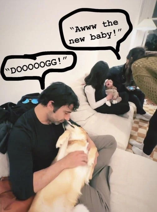 Nev-and-dog-vs-baby