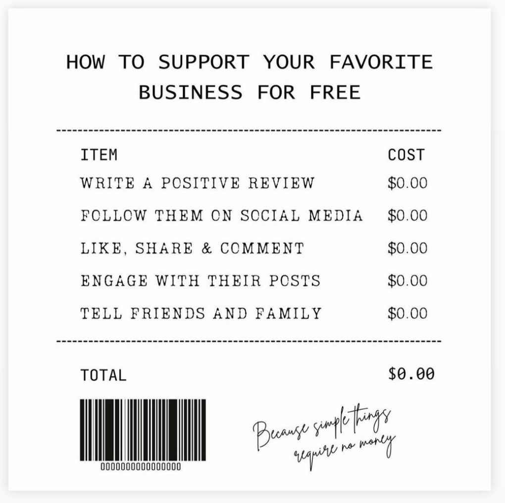 Support your favorite business for free | SwipeFile