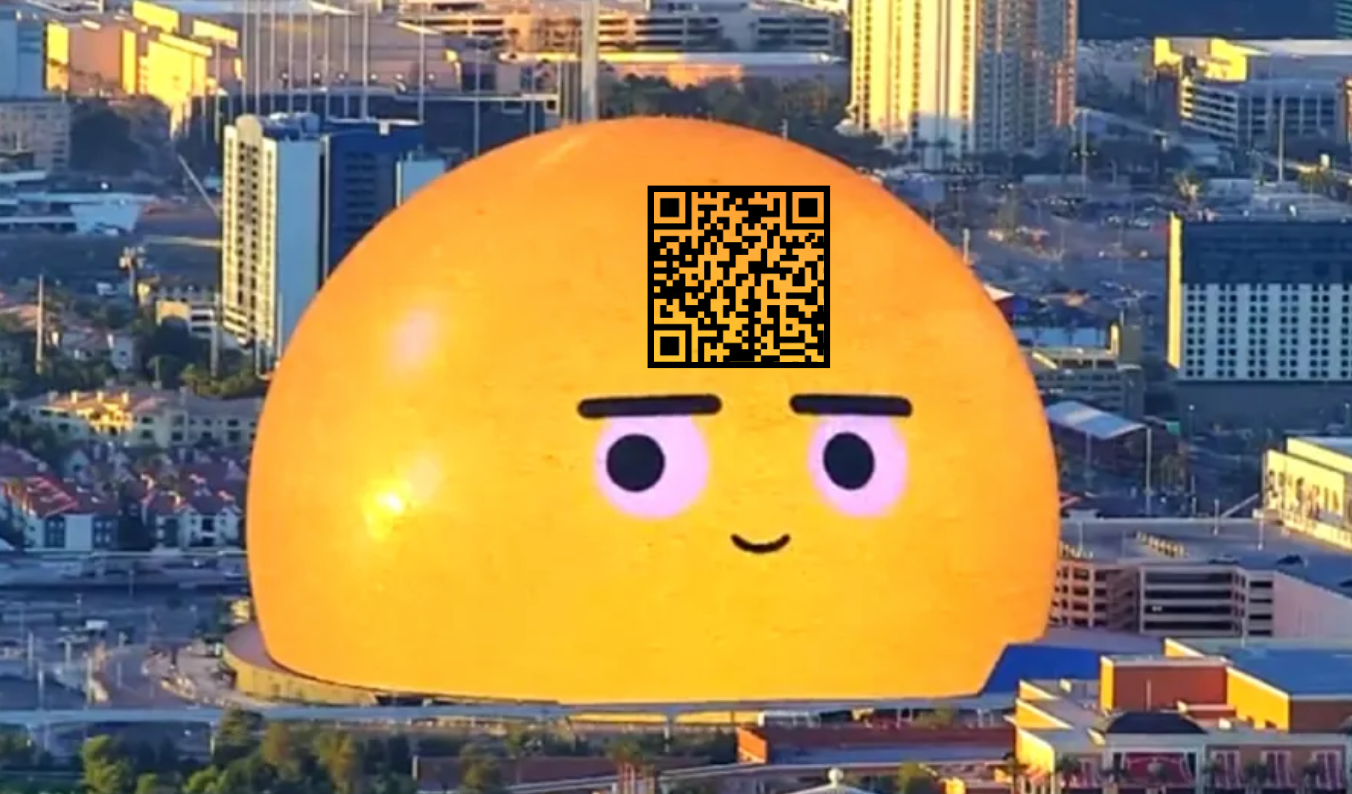 Las Vegas Sphere QR Code | SwipeFile