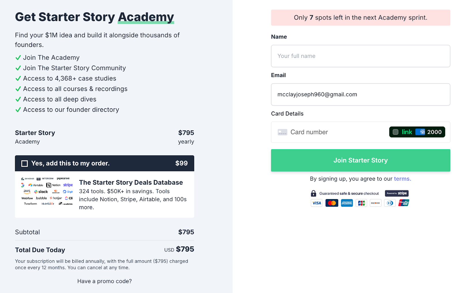 get-starter-story-acadamy-checkout-page.png