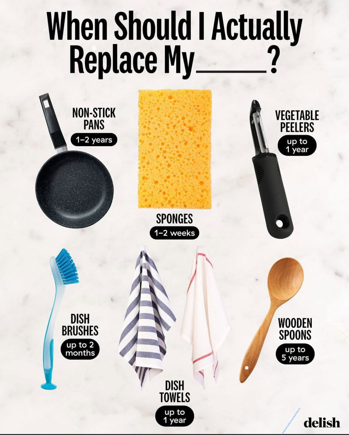 When Should I Replace My [Kitchen Stuff] | SwipeFile