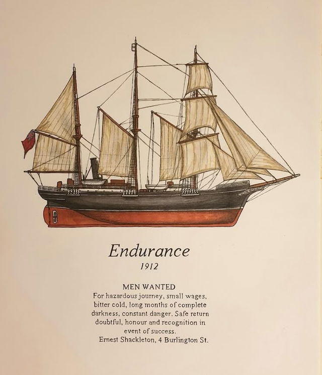 Famous “Endurance” Shackleton Ad | Swipefile