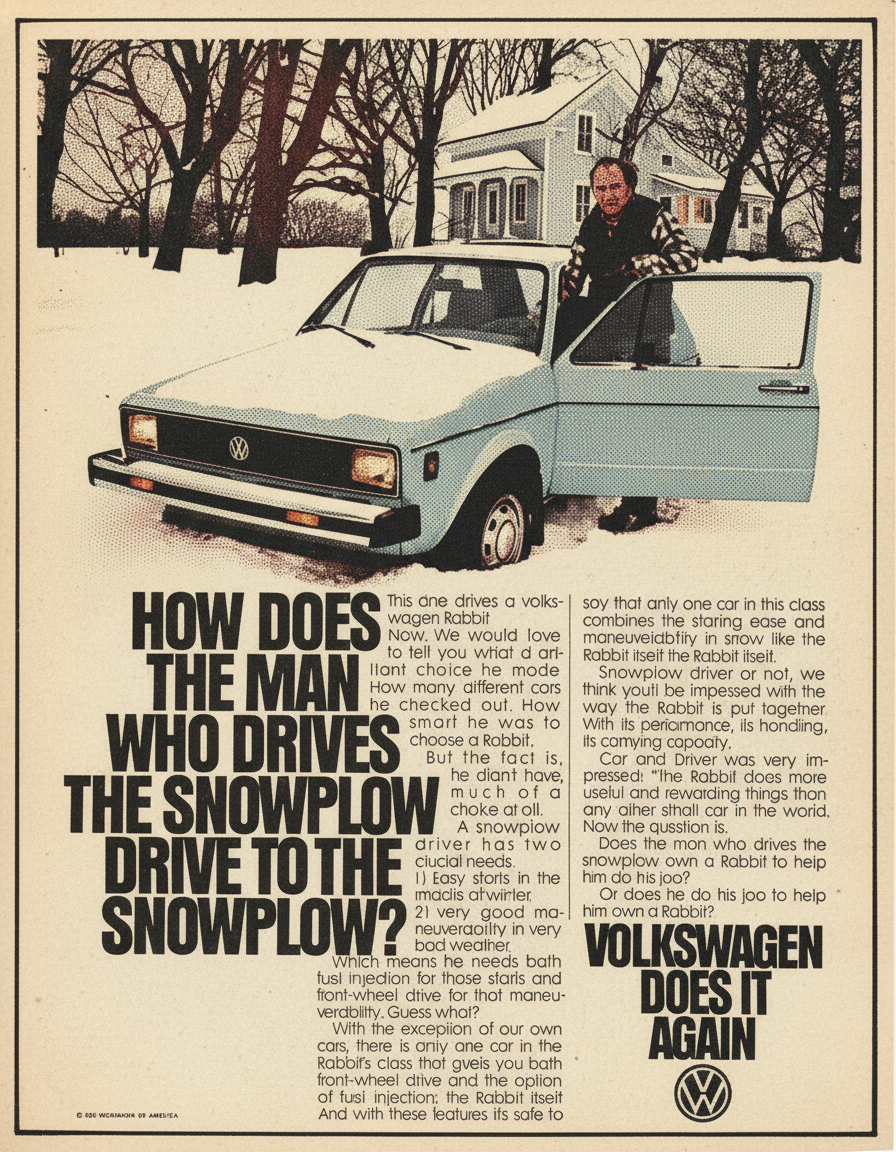 Classic 1950s print ad