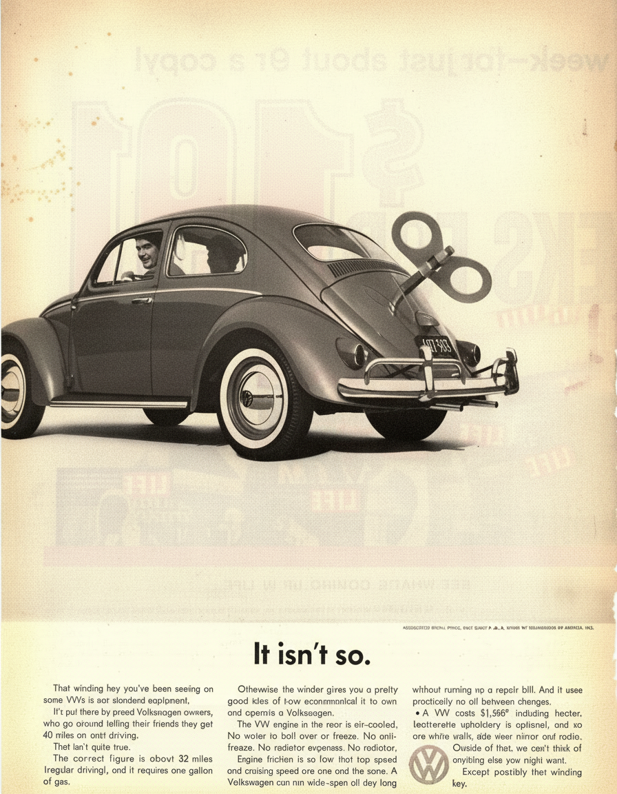Classic 1950s print ad