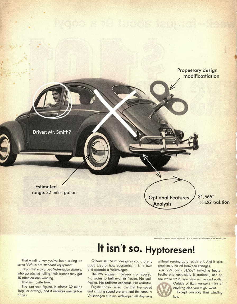 Annotated sketchbook style