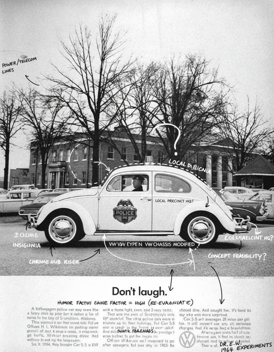 Annotated sketchbook style