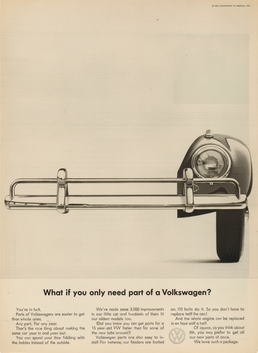 Classic 1950s print ad