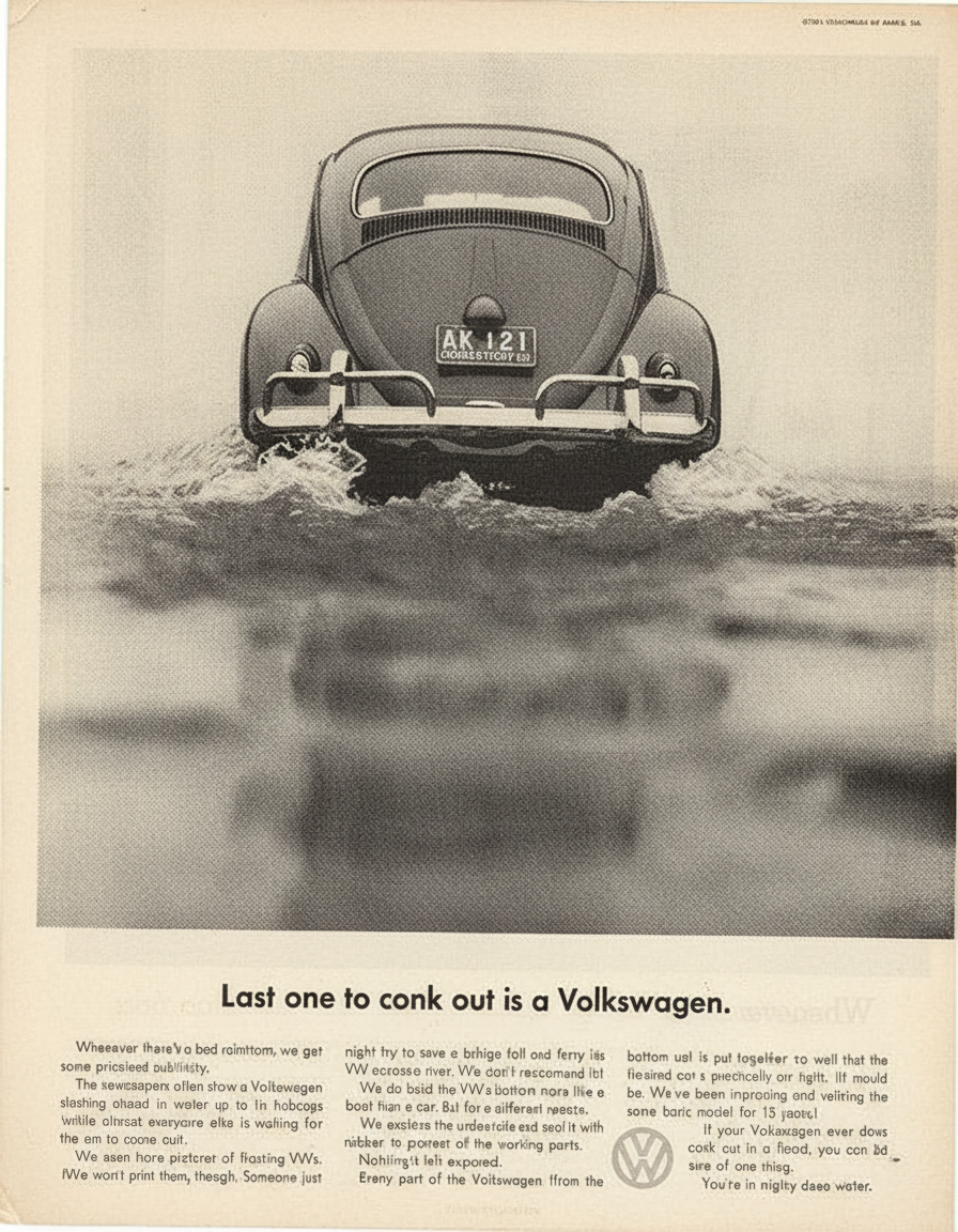 Classic 1950s print ad