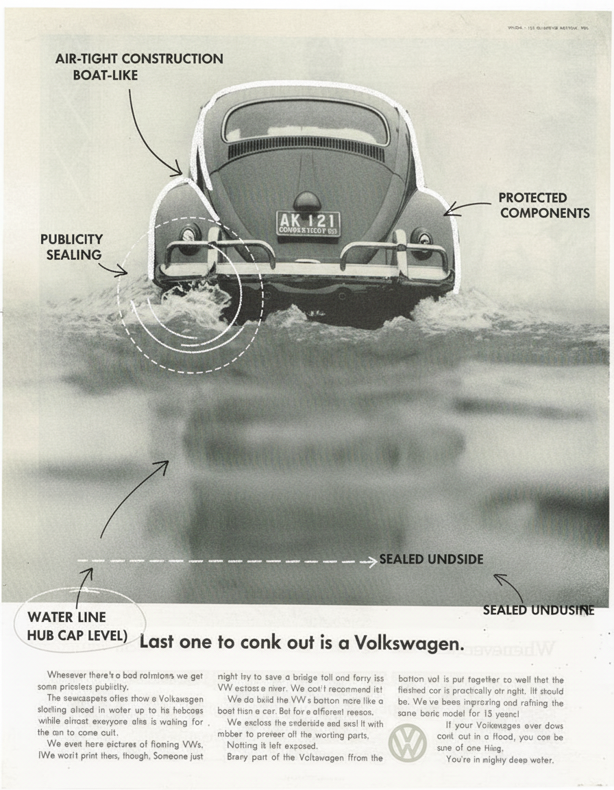 Annotated sketchbook style