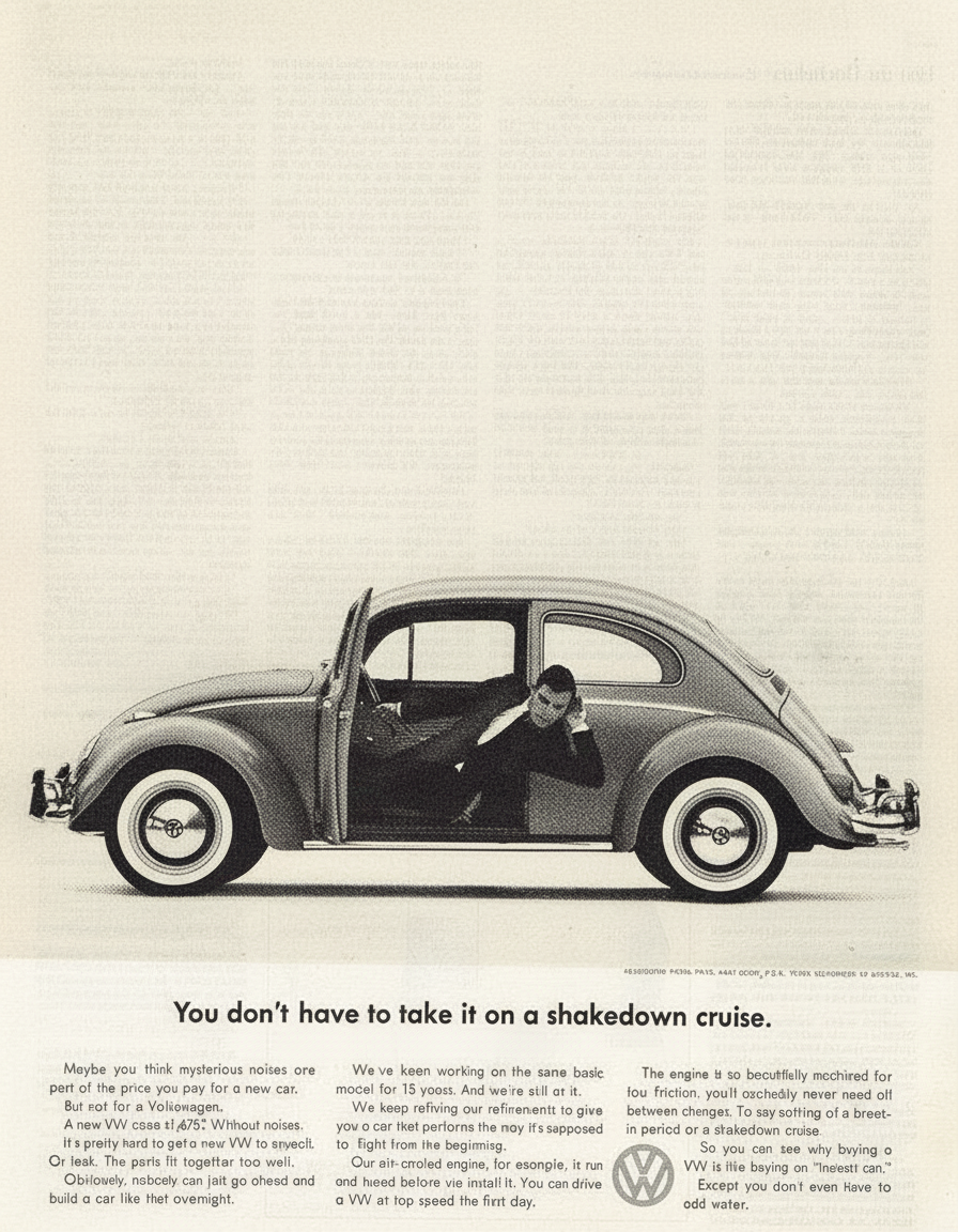 Classic 1950s print ad