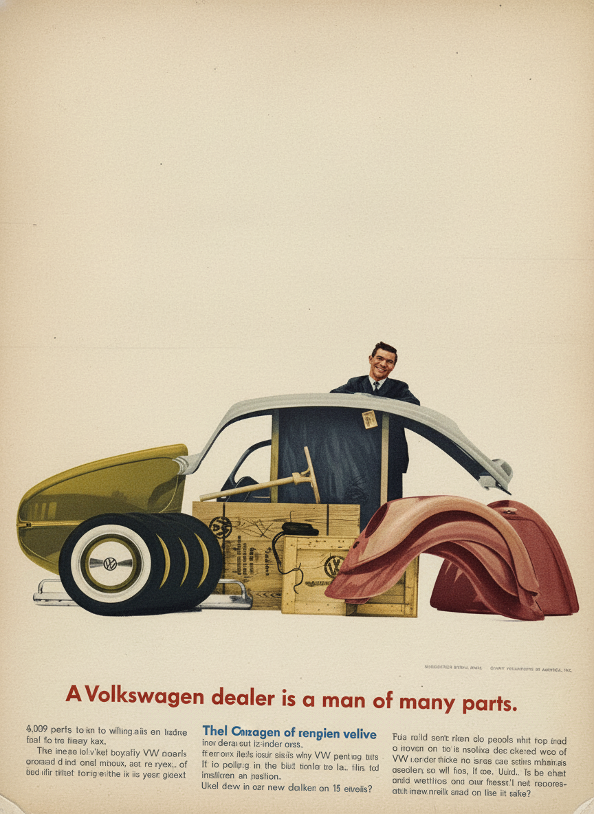 Classic 1950s print ad