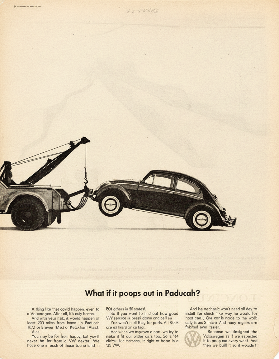 Classic 1950s print ad
