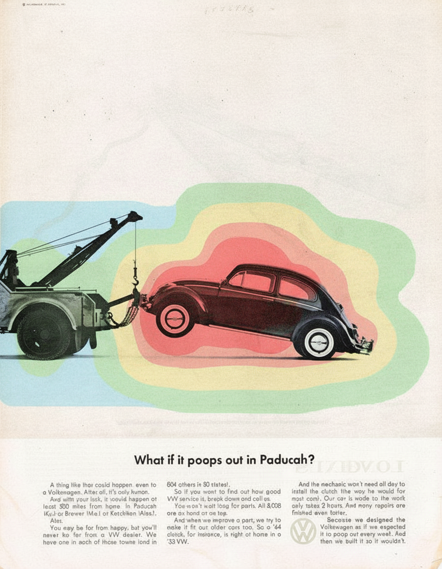 Eye-tracking heatmap