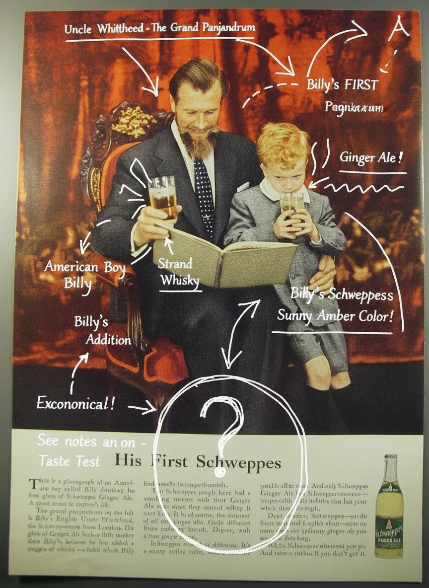 Annotated sketchbook style