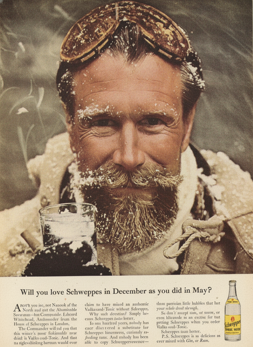 Classic 1950s print ad