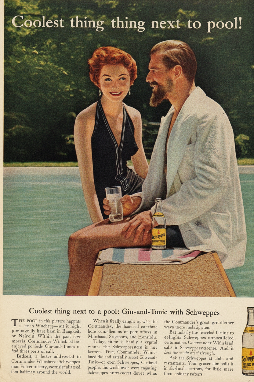 Classic 1950s print ad