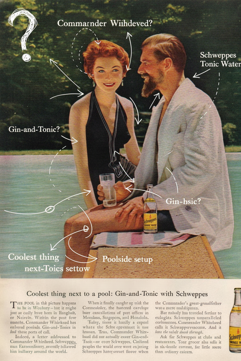 Annotated sketchbook style