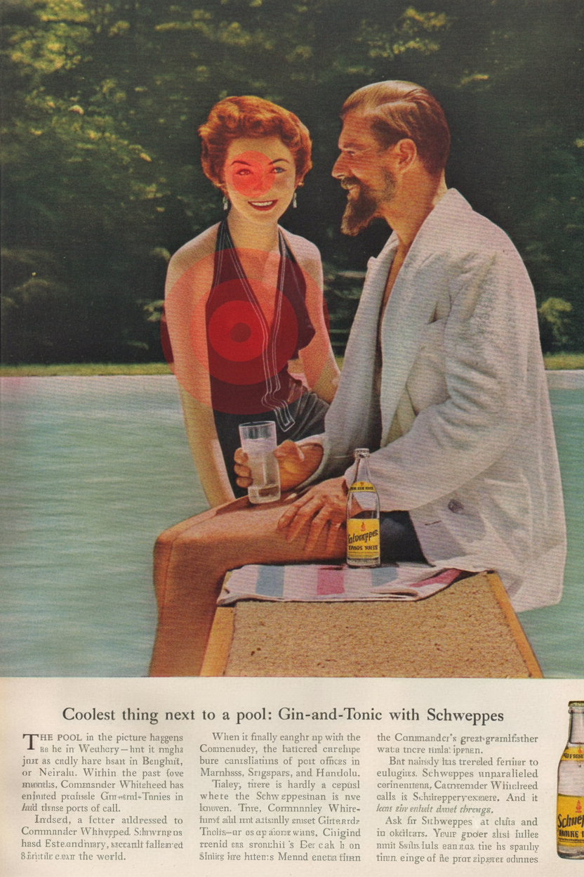 Eye-tracking heatmap