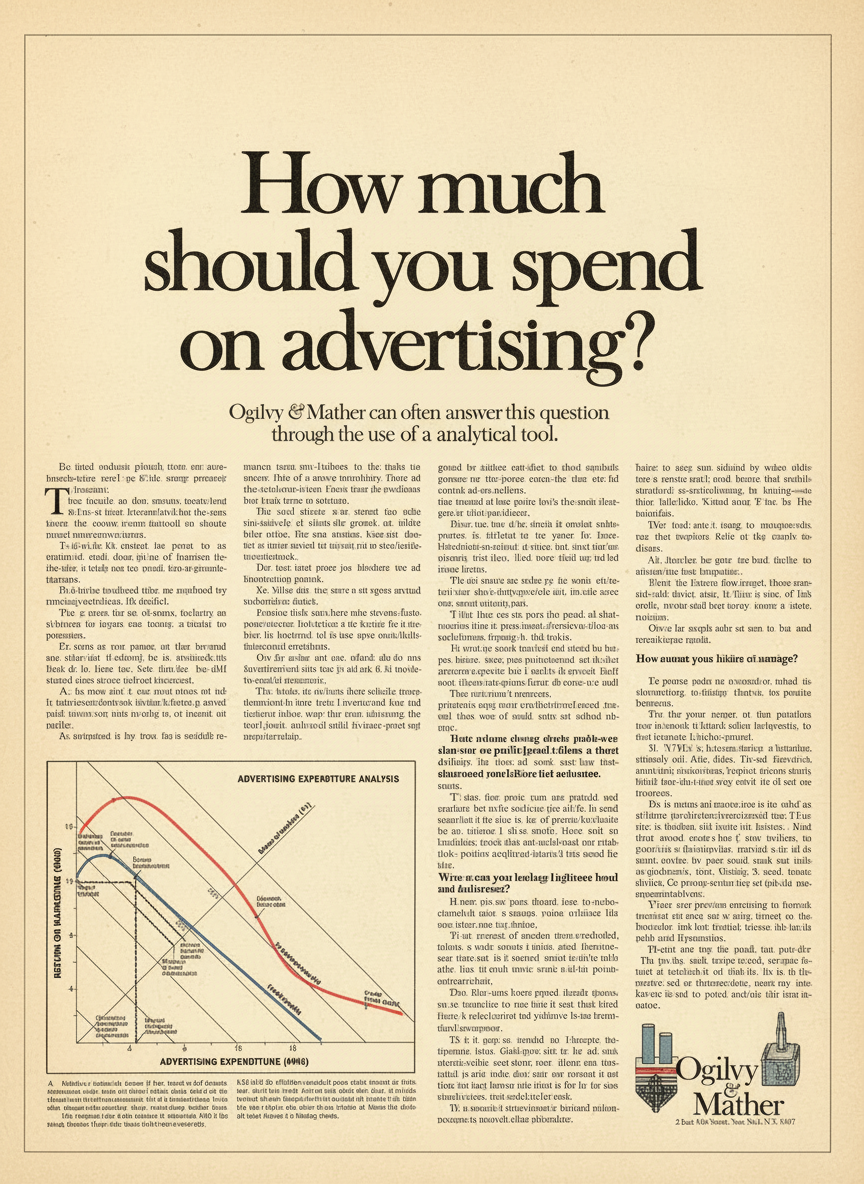 Classic 1950s print ad