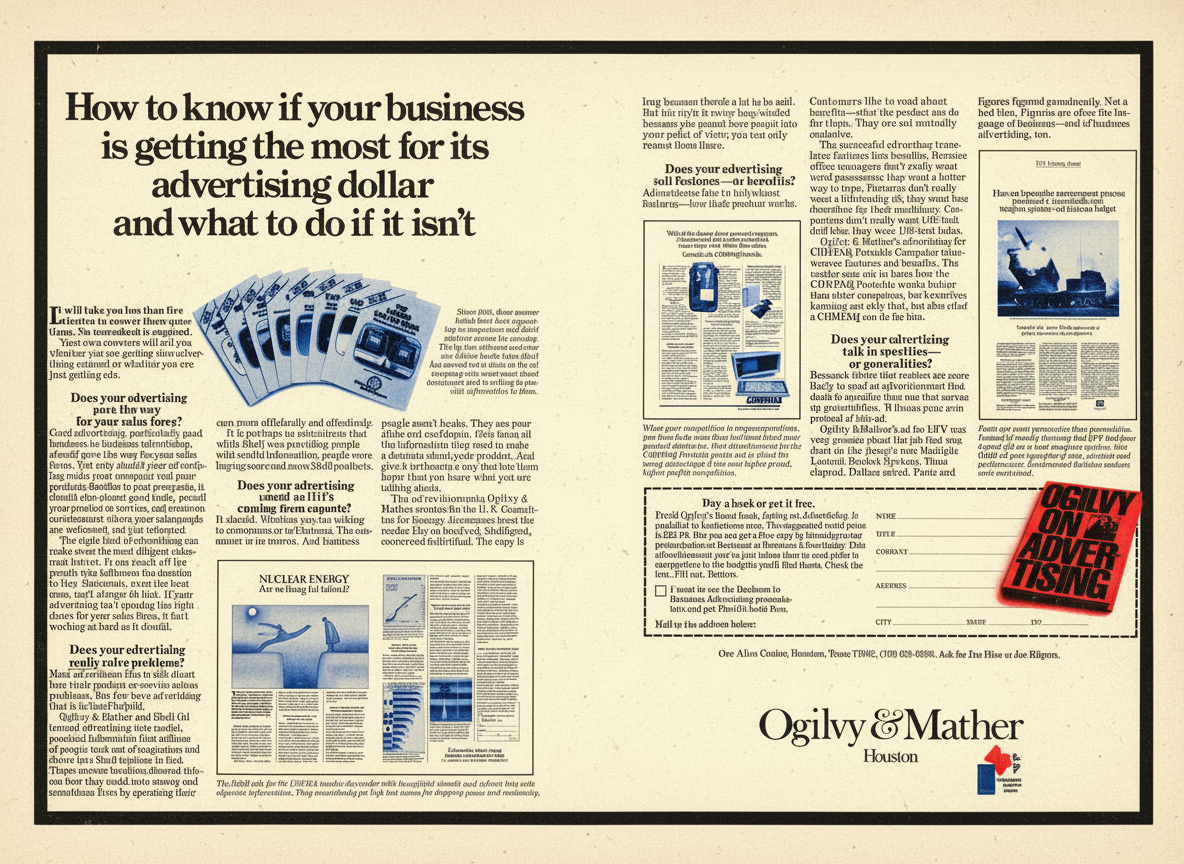 Classic 1950s print ad